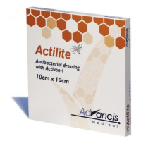 Krytí Antimikrobiální Actilite lehké neadherentní krytí s medem activon+,10x10cm,
