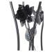 DekorStyle Květinový stojan ROSA černý