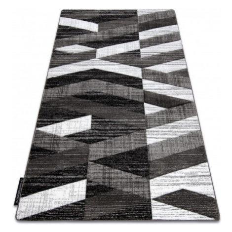 Dywany Lusczow Kusový koberec ALTER Bax pruhy šedý