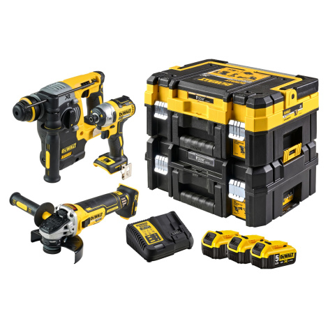 DeWALT DCK305P3T 3dílná combo sada aku nářadí