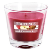 Vonná svíčka ve skle Provence Jablko a skořice, 140g