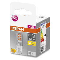 OSRAM OSRAM Base PIN LED kolík žárovka G9 2,6W 320lm 5ks