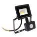 LED Venkovní reflektor se senzorem NOCTIS LUX 3 LED/10W/230V 4000K IP44 černá