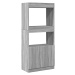 vidaXL Skříň highboard šedá sonoma 63 x 33 x 140 cm kompozitní dřevo