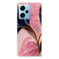 iSaprio Pink Blue Leaves pro Xiaomi Redmi Note 12 Pro+ 5G