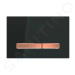GEBERIT Sigma50 Ovládací tlačítko pro 2 množství splachování, černá/červené zlato 115.670.DW.2