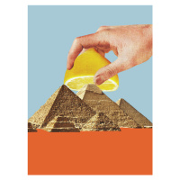 Ilustrace Pyramides of Lemonade, Circular Concepts, 30 × 40 cm