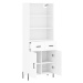 vidaXL Skříň highboard bílá 69,5 x 34 x 180 cm kompozitní dřevo