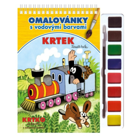 Krtek 2 - Omalovánky s vodovými barvami - Zdeněk Miler Akim