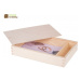 FK Dřevěná krabička na fotografie 9x13 cm - 20x12x5 cm, Přírodní