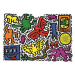 Clementoni - Puzzle 1000 Novo Art Series: Keith Haring 2