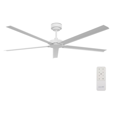 Lucci air 21616049 - Stropní látor MONZA IP55 bílá + dálkové ovládání 21616049