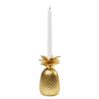 KARE Design Dekorace Ananas - zlatý, 16cm