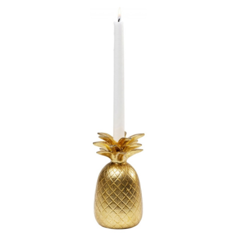 KARE Design Dekorace Ananas - zlatý, 16cm