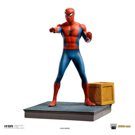 Soška Iron Studios Marvel: Animated Series 60s - Spider-Man Art Scale 1/10