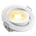 HEITRONIC LED vestavné svítidlo DL7202 bílá nastavitelné 5W teplá bílá 3000K 500665