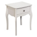 Konsimo Sp. z o.o. Sp. k. Noční stolek BAROQUE 55x45 cm bílá