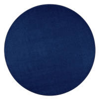 Hanse Home Collection koberce Kusový koberec Nasty 104447 Darkblue - 133x133 (průměr) kruh cm
