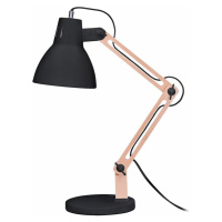 Solight stolní lampa Falun, E27, černá WO57-B