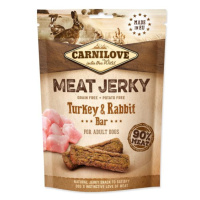 Pochoutka Carnilove Jerky králík a krůta, tyčinky 100g