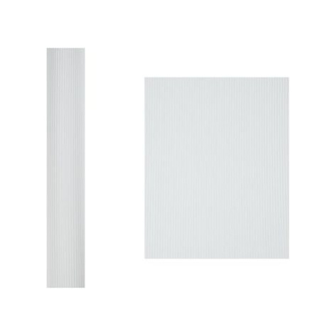 Vlnitá lepenka, 50 x 70 cm, 260 g/m2, bílá MFP paper