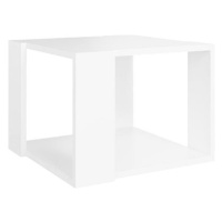 Shumee Konferenční stolek 40 × 40 × 30 cm, bílý