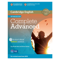 Complete Advanced 2nd Edition Student´s Book without answers Cambridge University Press