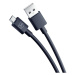 3mk Hyper Cable USB-A/Micro datový kabel, 1,2m černý