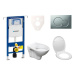 Cenově zvýhodněný závěsný WC set Geberit do lehkých stěn / předstěnová montáž+ WC S-Line S-line 