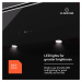 Klarstein Alina 3.0 90, odsavač par, 90 cm, 324 m3/h, LED displej, ambientní osvětlení, WiFi