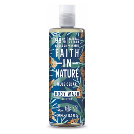 Faith in Nature Přírodní sprchový gel Modrý cedr  400 ml