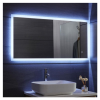 80787Aquamarin Koupelnové zrcadlo s LED osvětlením, 120 x 60 cm