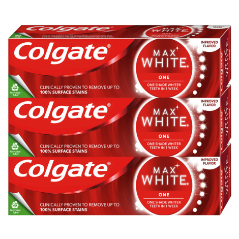 COLGATE Zubní pasta Max White One Sensational Mint 3x 75 ml