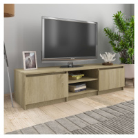 vidaXL TV stolek dub sonoma 140 x 40 x 35,5 cm kompozitní dřevo