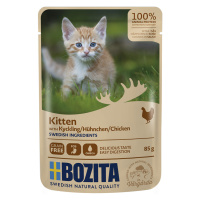 Bozita kousky v omáčce Kitten 12 kapsiček (12 x 85 g) - kuřecí
