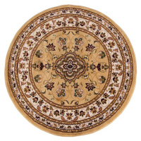Flair Rugs koberce Kusový koberec Sincerity Royale Sherborne Beige kruh Rozměry koberců: 133x133