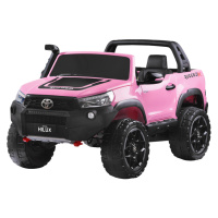 mamido Dětské elektrické autíčko Toyota Hilux 4x4 růžové