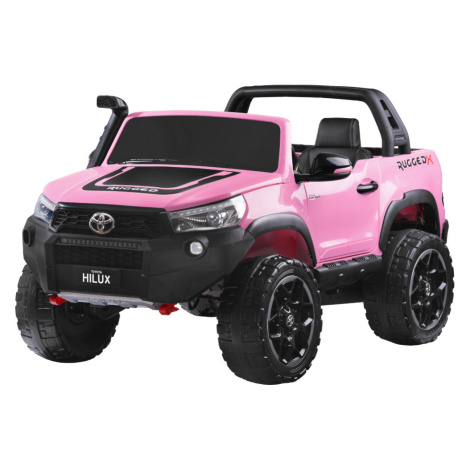 mamido Dětské elektrické autíčko Toyota Hilux 4x4 růžové
