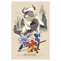 Plakát, Obraz - Avatar: The Legend of Aang, 61 × 91.5 cm