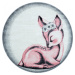 Ayyildiz koberce Dětský kusový koberec Bambi 850 pink kruh - 160x160 (průměr) kruh cm