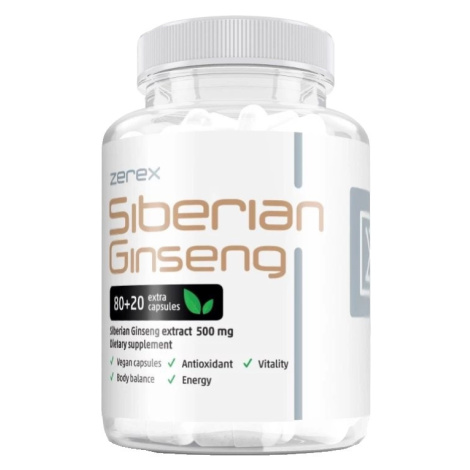 Zerex Siberian Ginseng 500 mg 100 kapslí