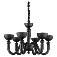 Závěsné svítidlo Ideal Lux Bon Bon SP6 nero 140339 černé 80cm