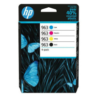 HP 963 CMYK Original Ink Cartridge 4-Pack Vícebarevná