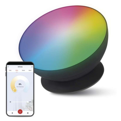 EMOS Chytrá stolní LED ambientní lampa GoSmart černá