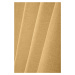Dekorační záclona s kroužky režného vzhledu PALOMA mustard/hořčicová 140x260 cm (cena za 1 kus) 