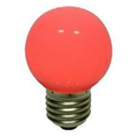 DecoLED LED žárovka, patice E27, červená