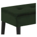 Dkton Designová lavička Neola lesní zelená