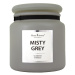 Svíčka vonná dekorativní MISTY GREY 340g