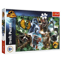 TREFL Puzzle Jurský svět Nadvláda oblíbení dinosauři 300 dílků