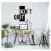 Motivační samolepka na zeď - Don´t quit, do it
